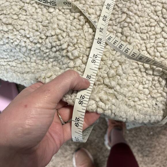 True Grit Gray Fleece quarter zip pullover jacket men's size small - Picture 7 of 8